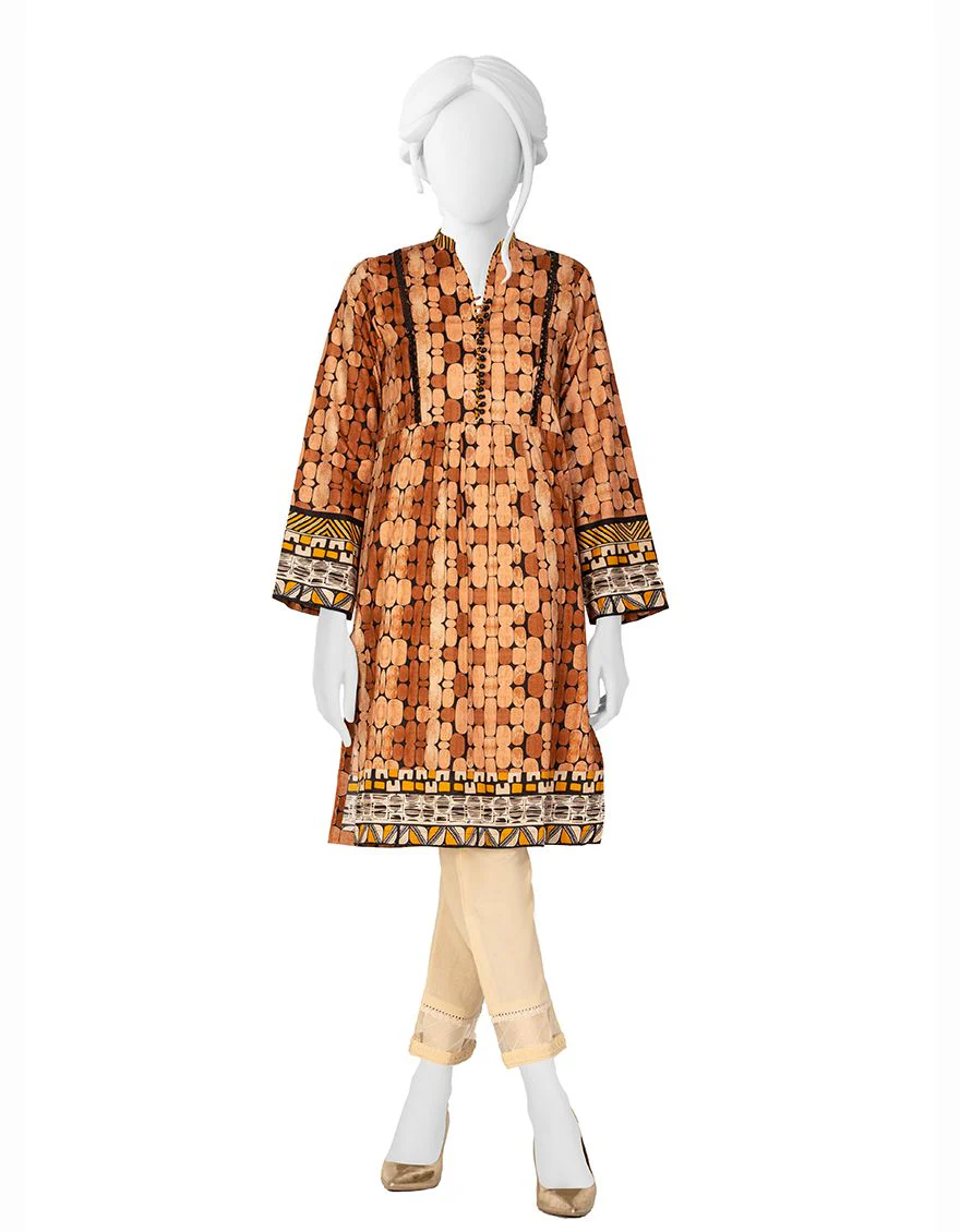 BRICK BROWN LIMINAL 1PC UNSTITCHED | JJLS-S-JW1-US-21-903 FB/ROCKS