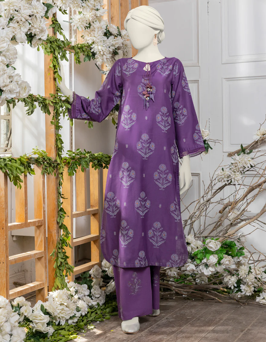 PURPLE LAWN 2PC UNSTITCHED | JJLS-S-JW2-24-2011 FB/BLOCK PRINT-4