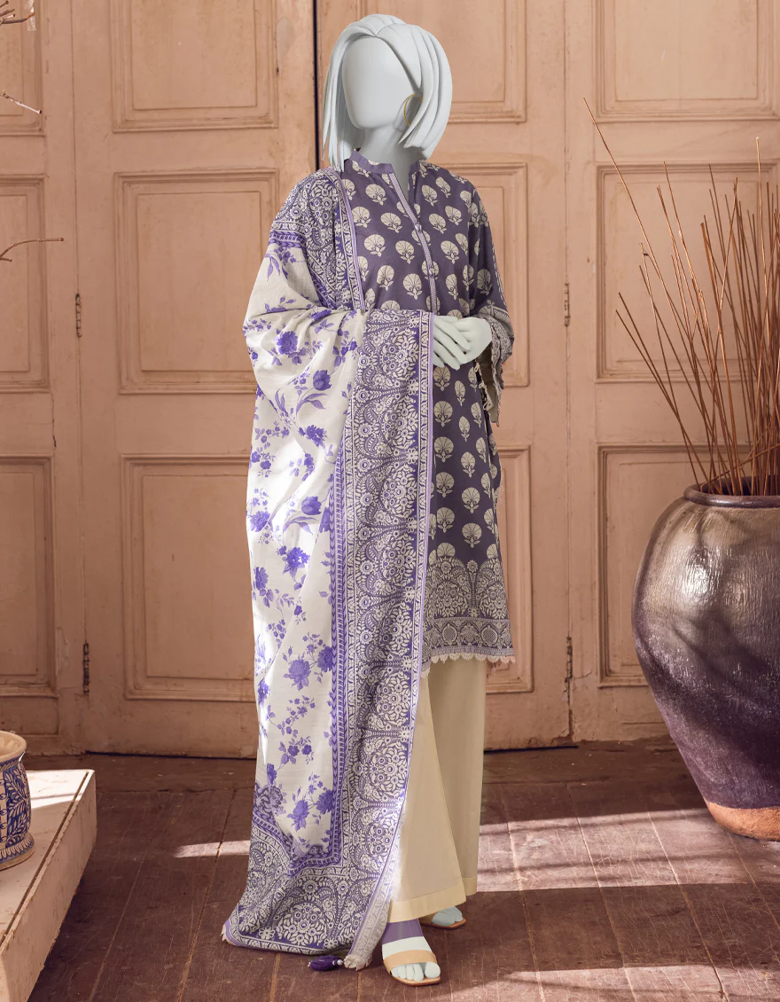PURPLE KHADDAR 2PC UNSTITCHED | JJLS-W-JW2-US-22-7026/A FB/CHANNA