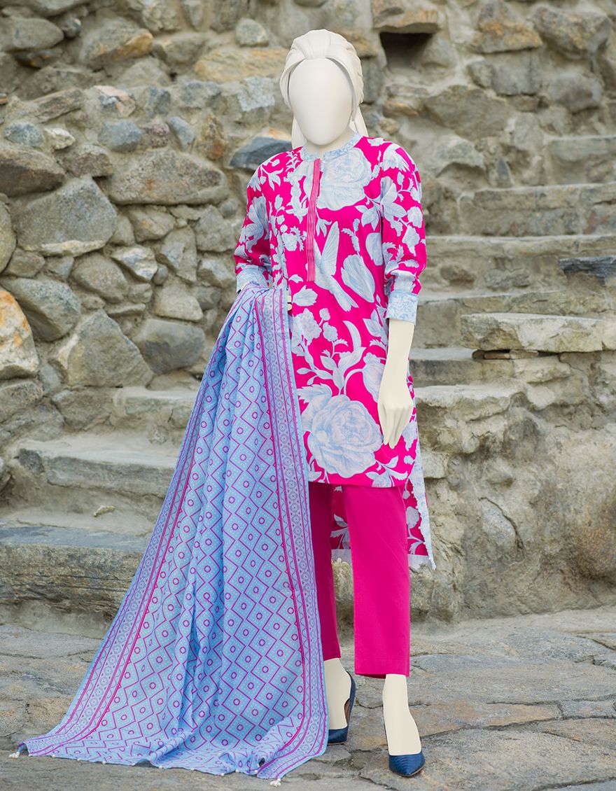PINK CAMBRIC 3PC UNSTITCHED | JJLS-W-JWU-US-21-1788 FB/ASTARTE