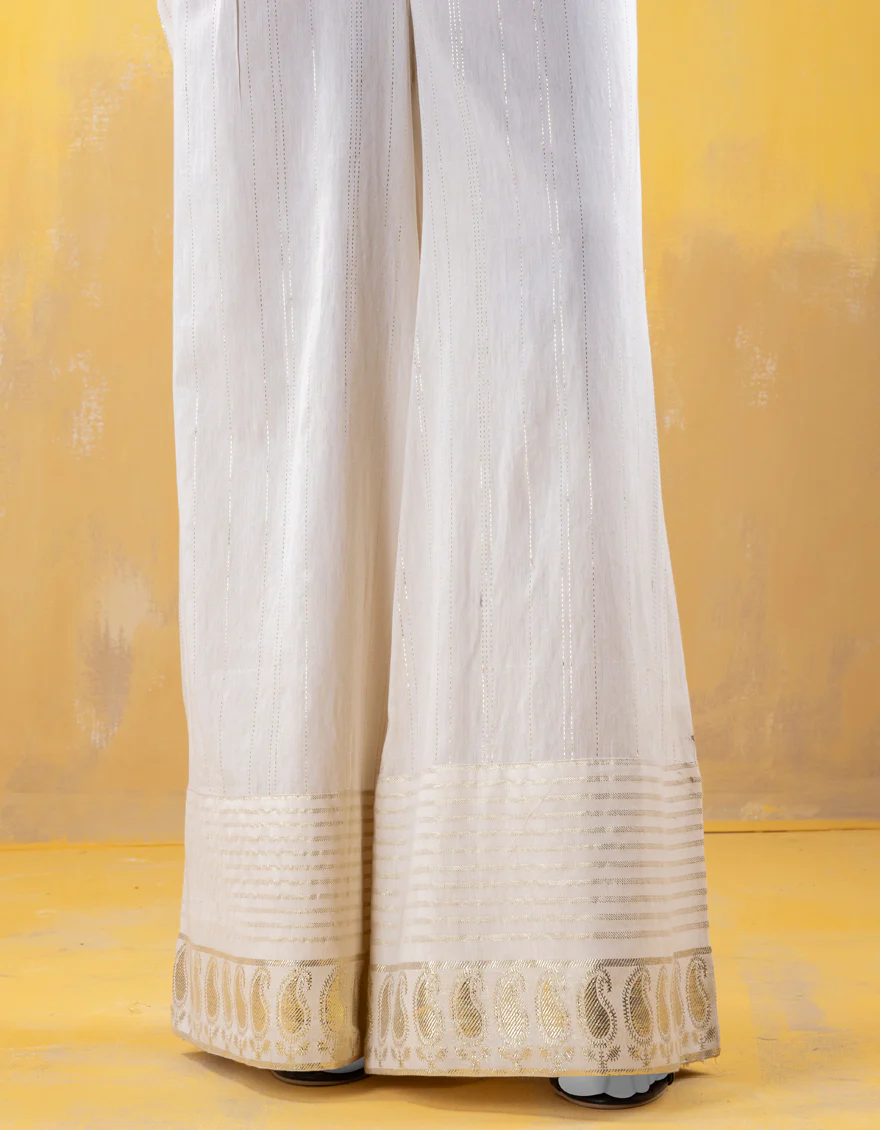 WHITE KHADDI TROUSERS | JJLT-S-24-8017 FB/TR - Image 2
