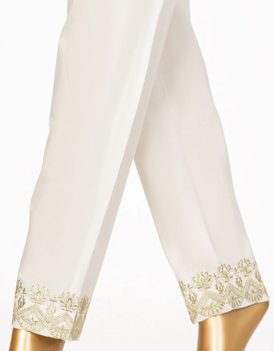 WHITE CAMBRIC TROUSERS | JJLT-S-JPWT-US-21-443 FB/DT-21-001