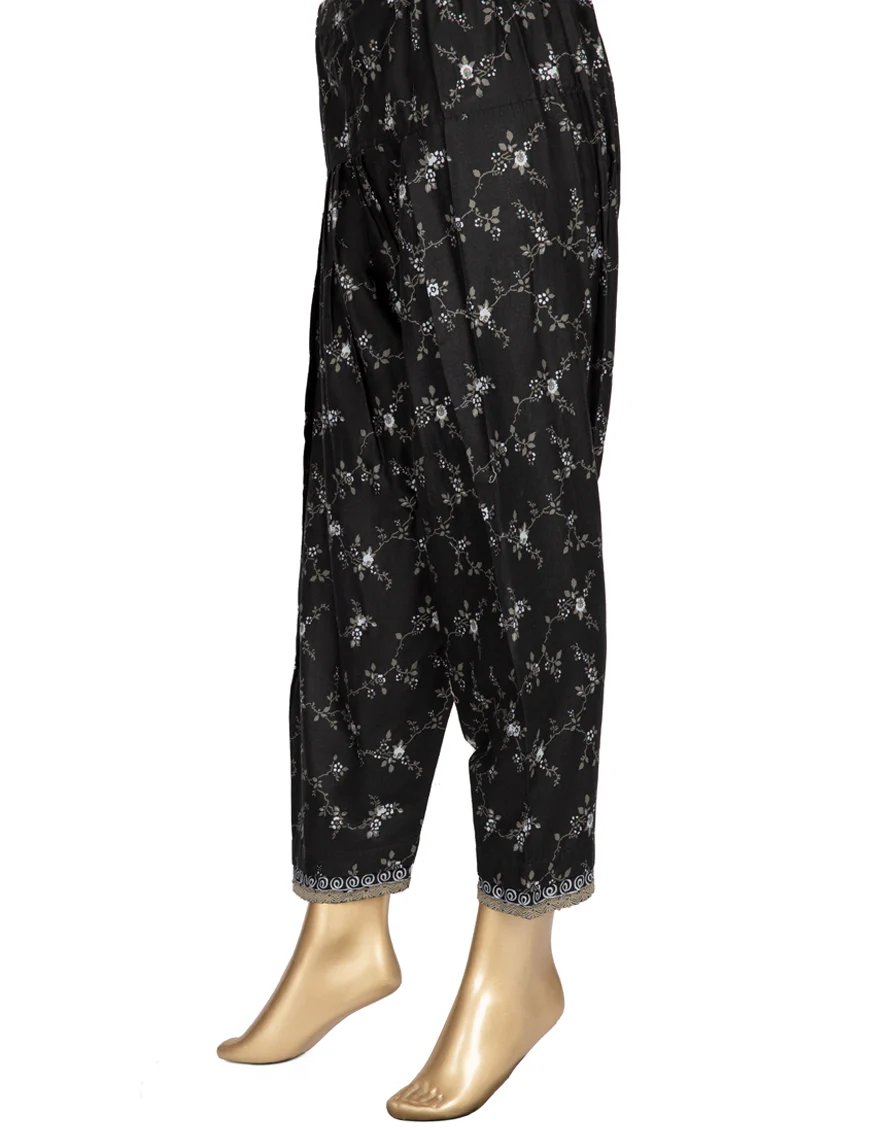 BLACK LAWN TROUSERS | JJLT-S-US-22-8039/B FB/RIYAHEEN-B