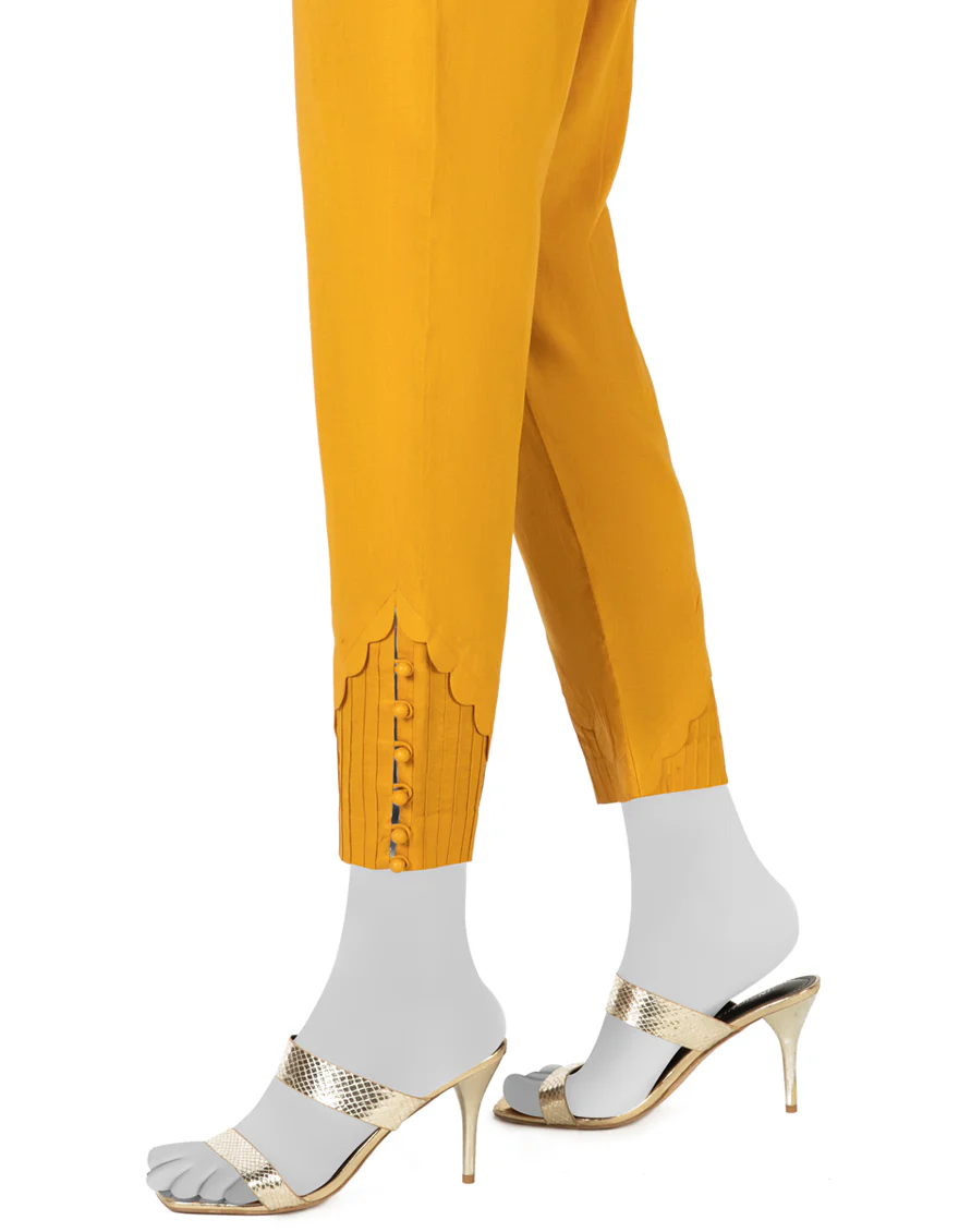 MUSTARD LAWN TROUSERS | JJLT-S-US-23-8010 FB/DT1-23-006