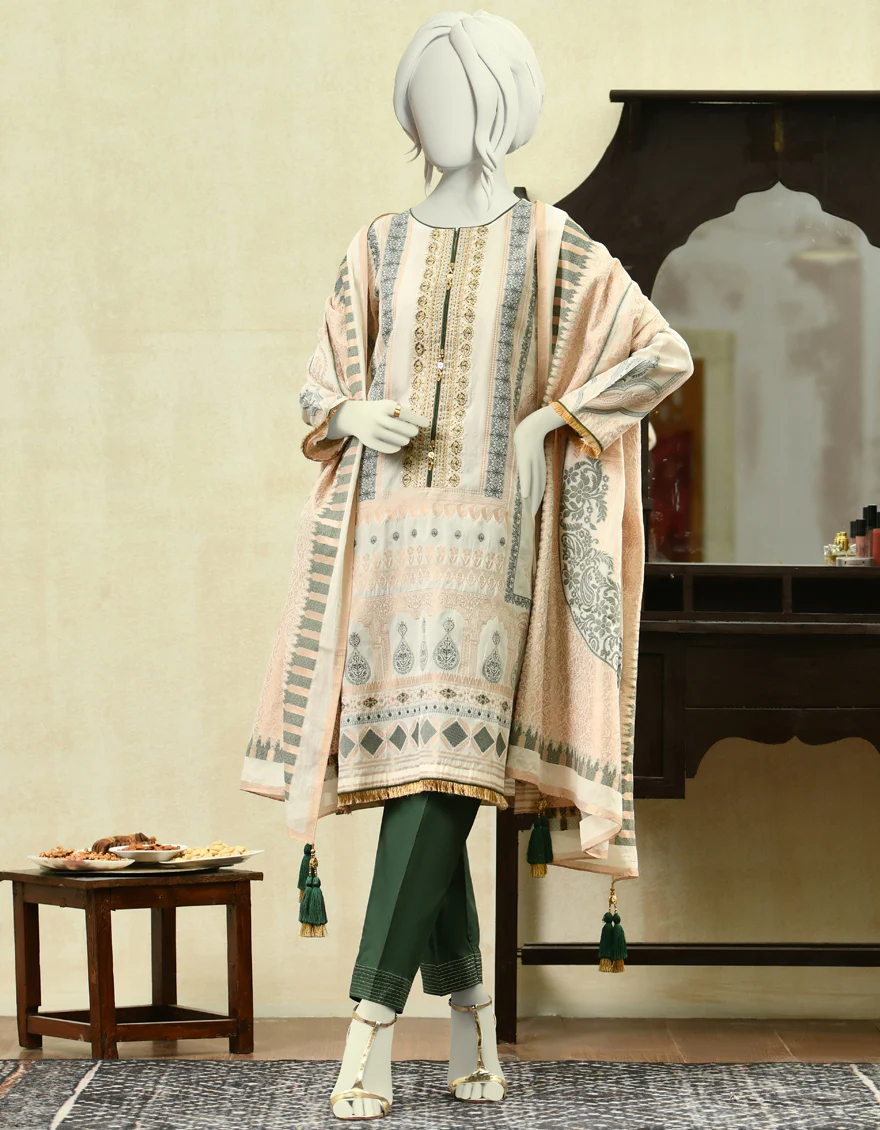 OFF-WHITE JACQUARD 3PC STITCHED | JJPW-W-JPWS-US-22-414 FB/NORA