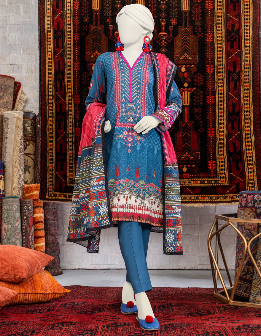 BLUE 3PC STITCHED | JJPW-W-JPWS-US-23-659 FB/JQ-945