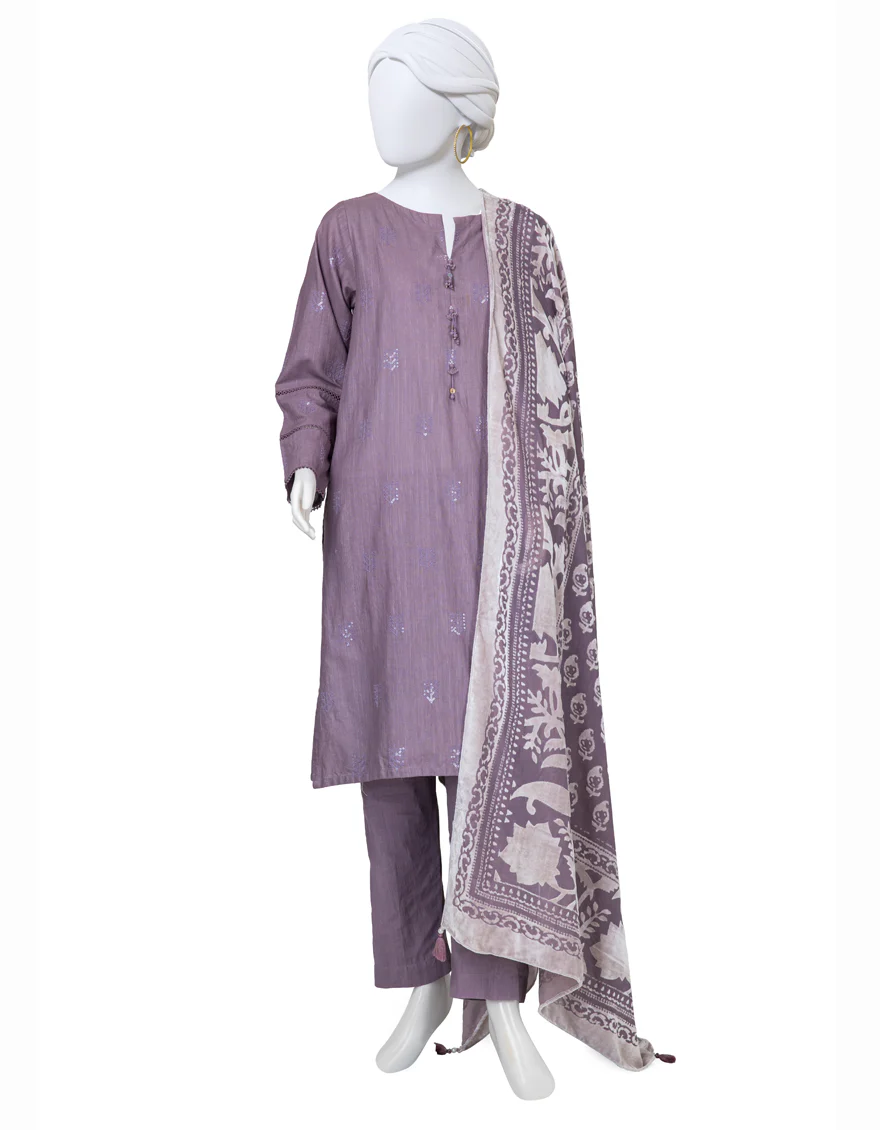 PURPLE DYED 3PC STITCHED | JJPW-W-JW-24-1731 FB/TRADITIONAL-2