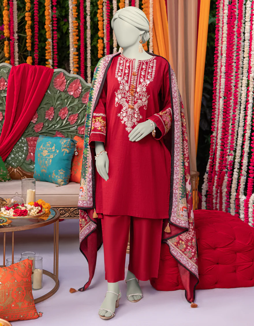 RED DYED 3PC STITCHED | JJPW-W-JW-24-1761 FB/SHIKARGA-02