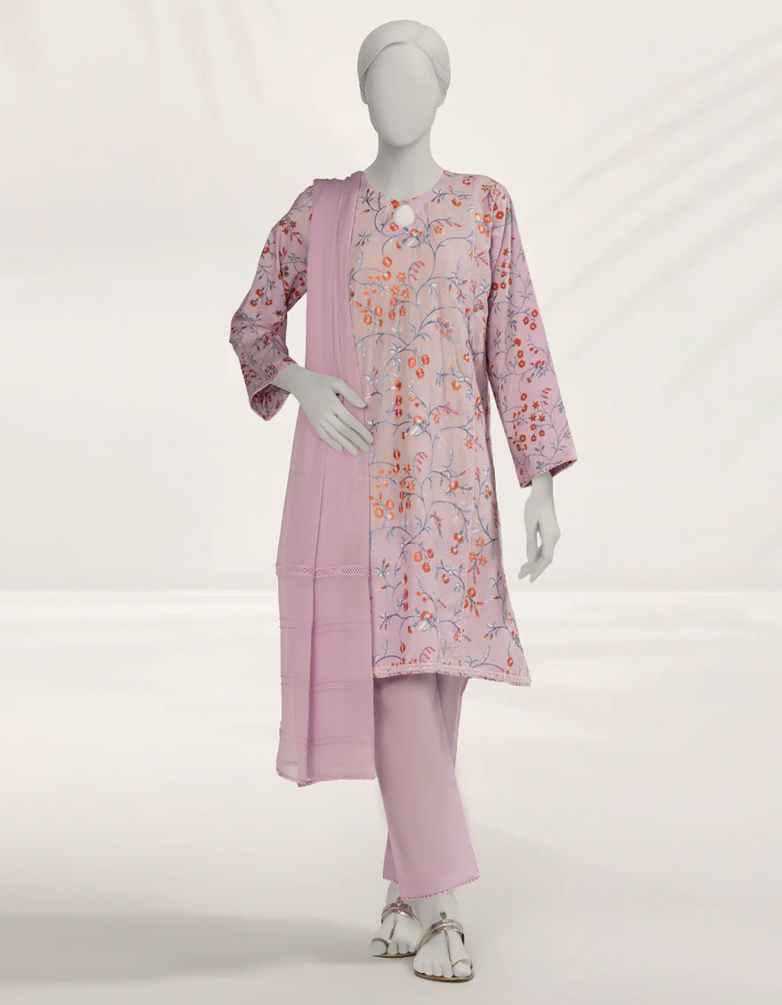 PINK LIMINAL 3PC STITCHED | JLAWN-S-25-258/S SOFT PASTEL-01
