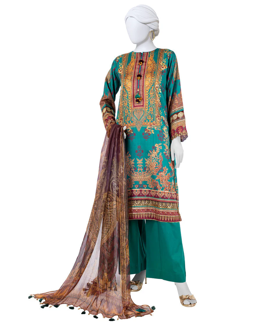 GREEN DOBBY 3PC STITCHED | JLAWN-S-25-809/S ROYAL HERITAGE-1