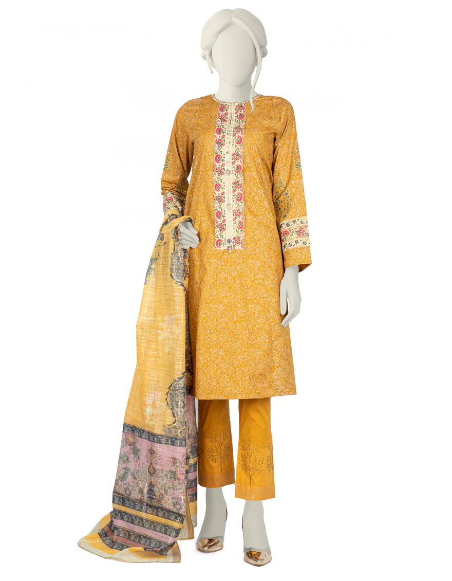 CHROME LAWN 3PC STITCHED | JLAWN-S-US-22-215/S ALIZA