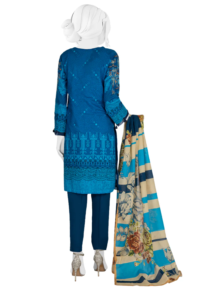 BLUE 3PC STITCHED | JLAWN-S-US-22-280/S BLOOM BLUE - Image 3