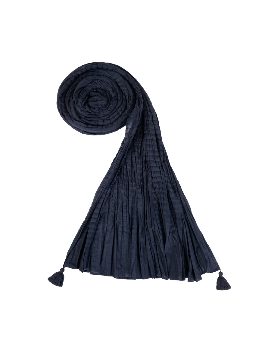 BLACK LAWN DUPATTA | JLDP-S-24-2640 FB/CR