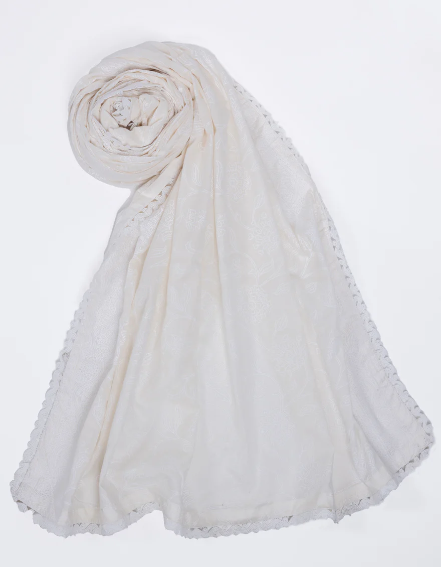 WHITE DUPATTA | JLDP-US-04-2612