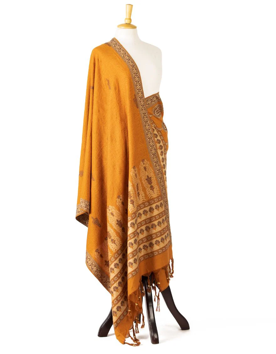 RUST STOLE | JLST-W-STL-US-21-2656 FB/SHAWL-007