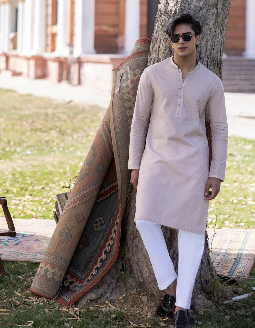 FAWN COTTON KURTA | JTK-S-US-34319/S23/JJ8747-SF