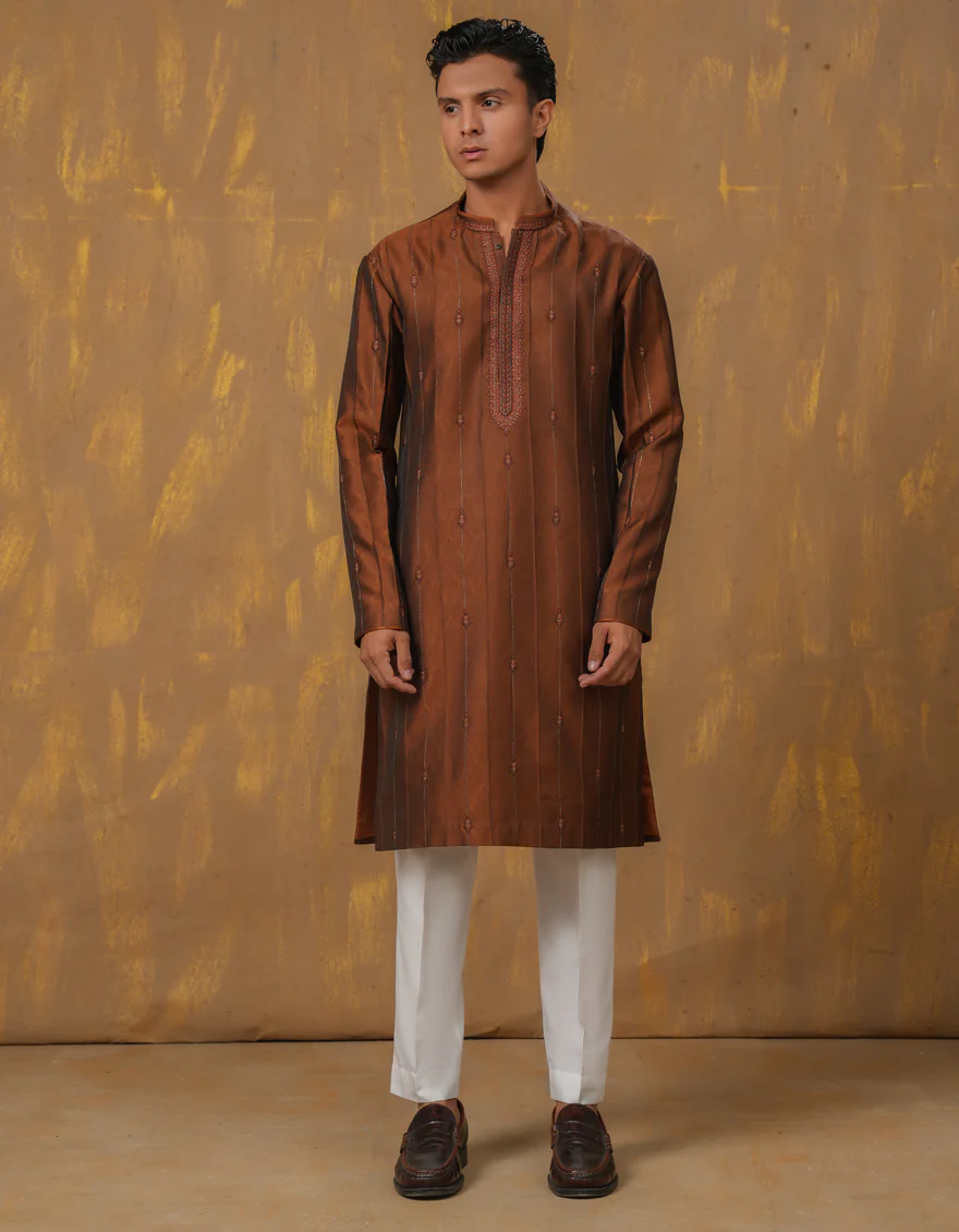 ORANGE KURTA | JTK-SP-A-48109/S24/JJ9178-FL