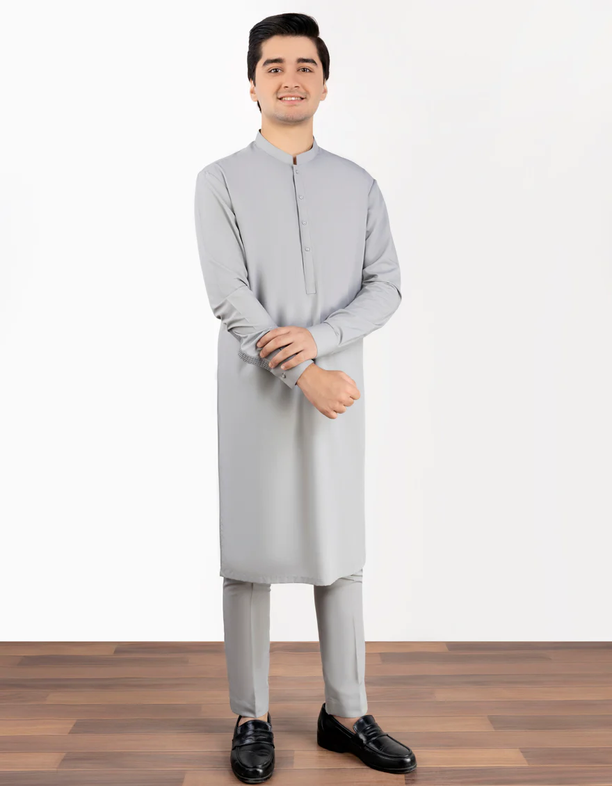 GREY BLENDED KAMEEZ SHALWAR | JTKS-S-US-38773/S23/JJ8726-PN