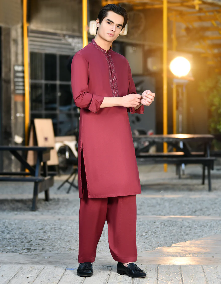 RED KAMEEZ SHALWAR | JTKS-US-24-34589