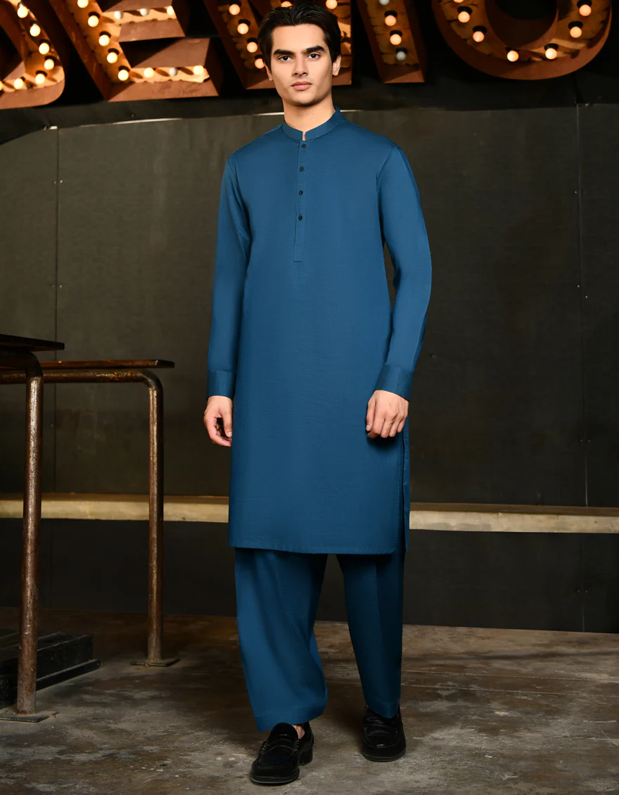 BLUE KAMEEZ SHALWAR | JTKS-US-24-38980