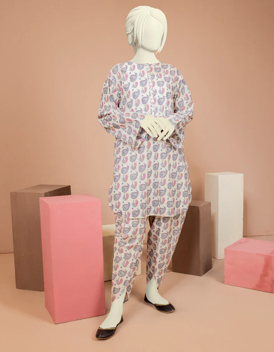 MULTICOLOR LAWN 2PC STITCHED | JYGK-S-JWT-US-22-3203 FB/ISLA