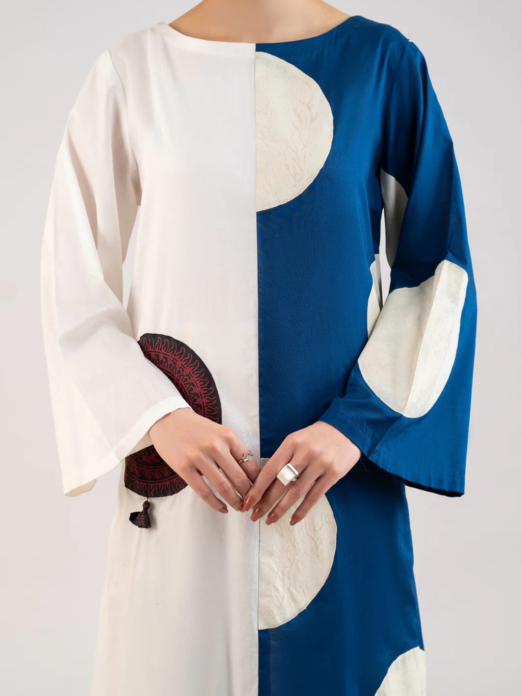 WHITE LAWN 2PC STITCHED | AL-2PS-LKS-1161/FB-1161 - Image 2