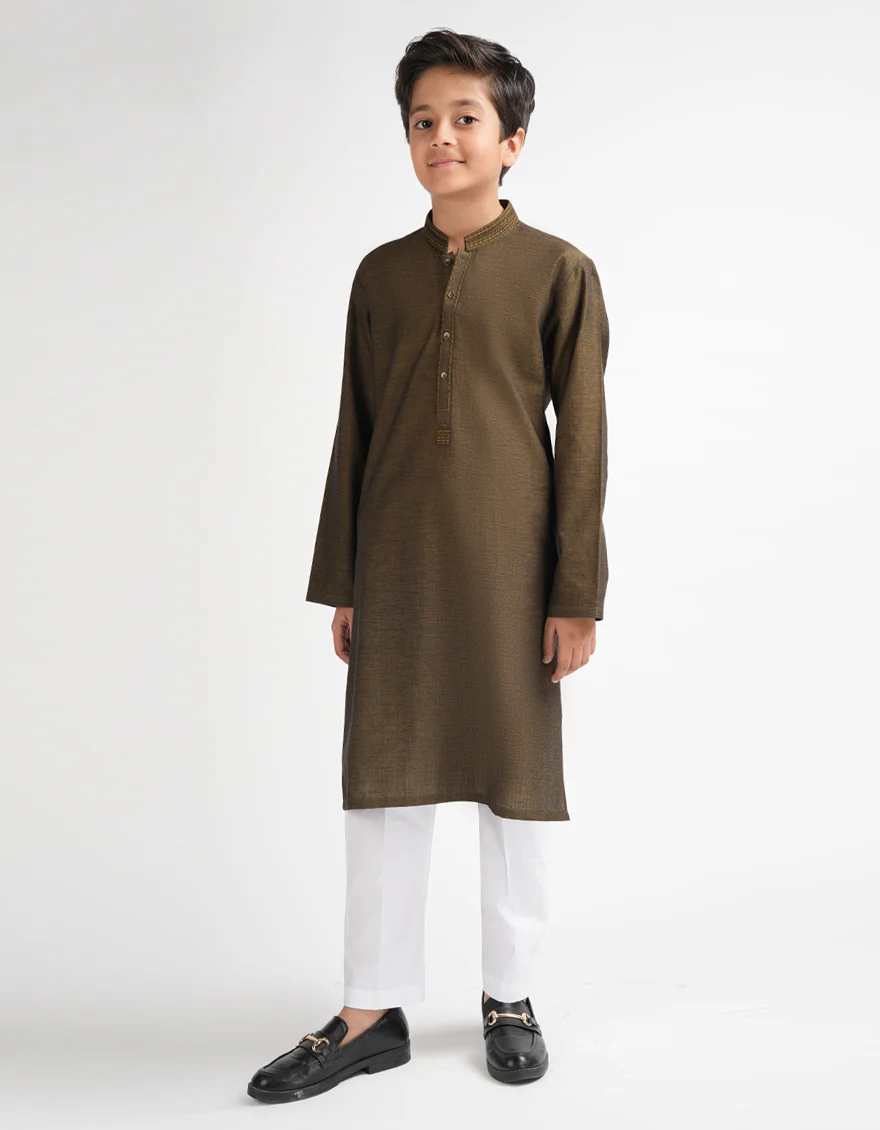 MEHNDI COTTON KURTA | JCK-A-33919/S26/JJ12030-CL