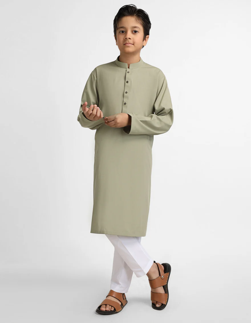 OLIVE KURTA | JCK-A-90590/S26/JJ10951-PN