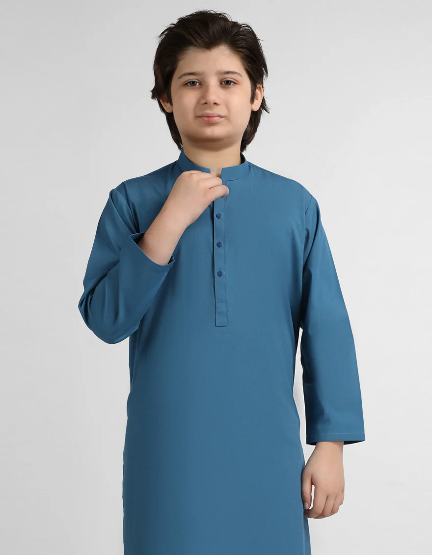 TEAL BLUE KURTA | JCK-A-90591/S26/JJ10951-PN - Image 2