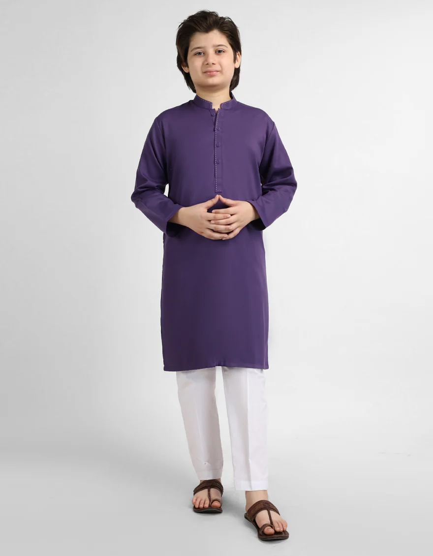 PURPLE KURTA | JCK-A-90593/S26/JJ10737-CL