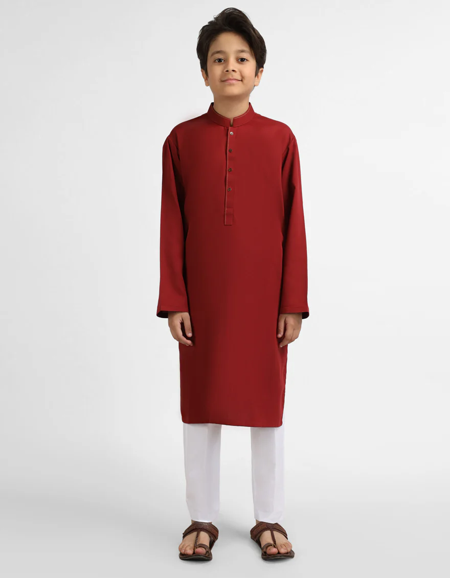 RED KURTA | JCK-A-90597/S26/JJ10737-CL