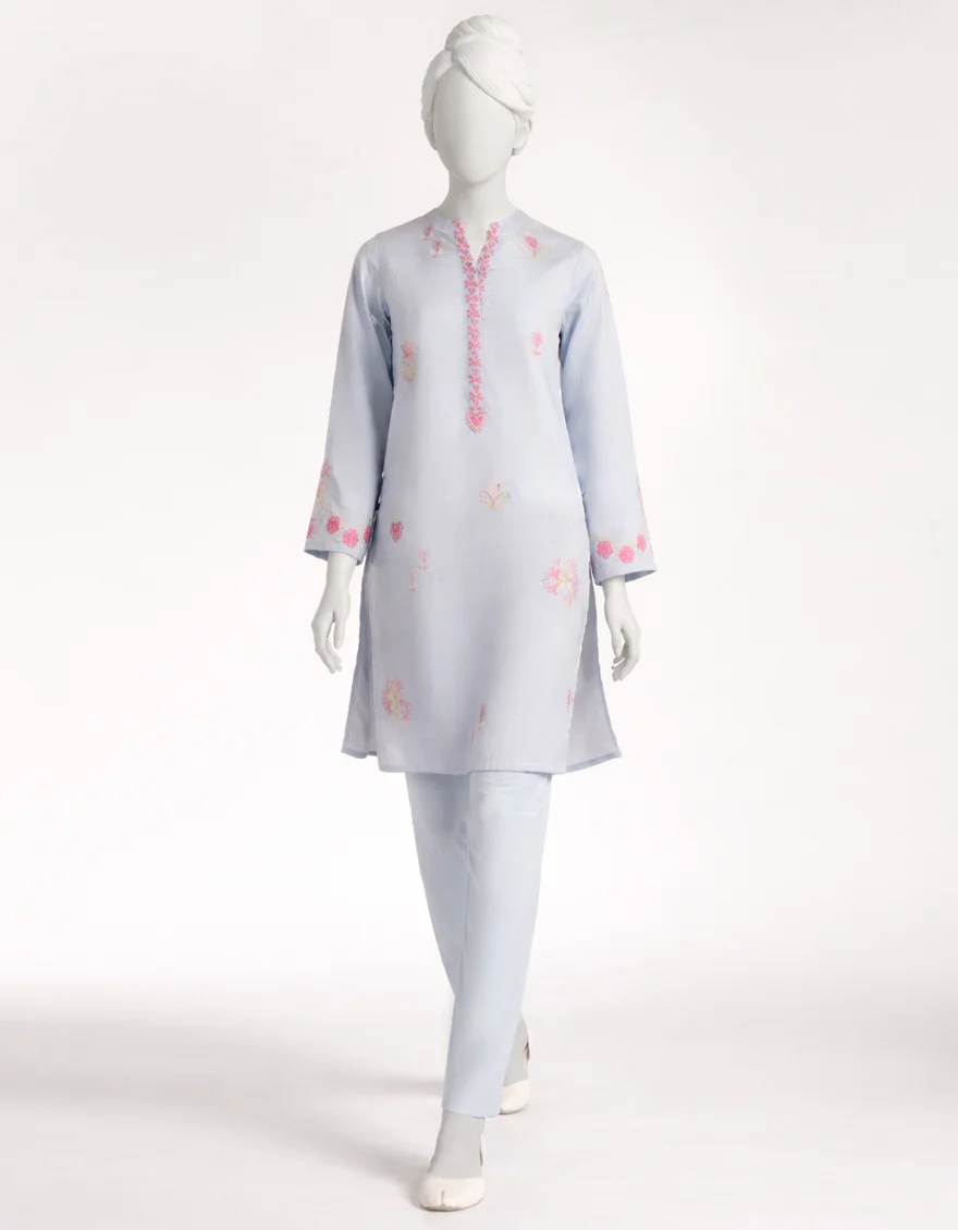 BLUE LAWN 2PC STITCHED | JGK-S-JTST-26-4159 FB/CHARRY BLOOM-3 - Image 3