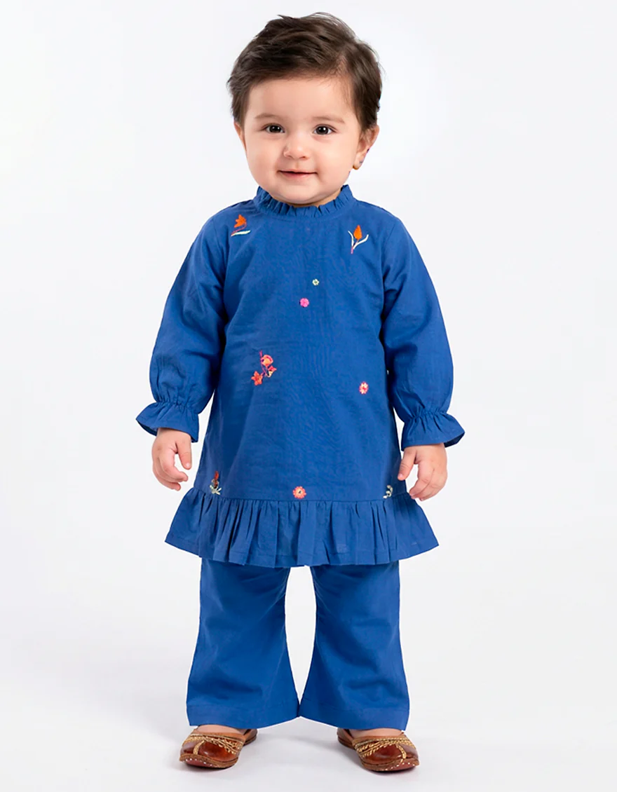 BLUE LAWN 2PC STITCHED | JIK-S-JIST-26-5822 FB/LITTLE TOTS-06