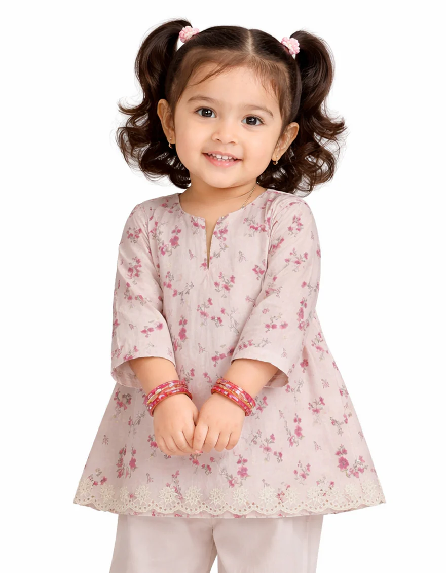 PINK LAWN 2PC STITCHED | JIK-S-JIST-26-5836 FB/SCHIFFLI-B-4 - Image 2