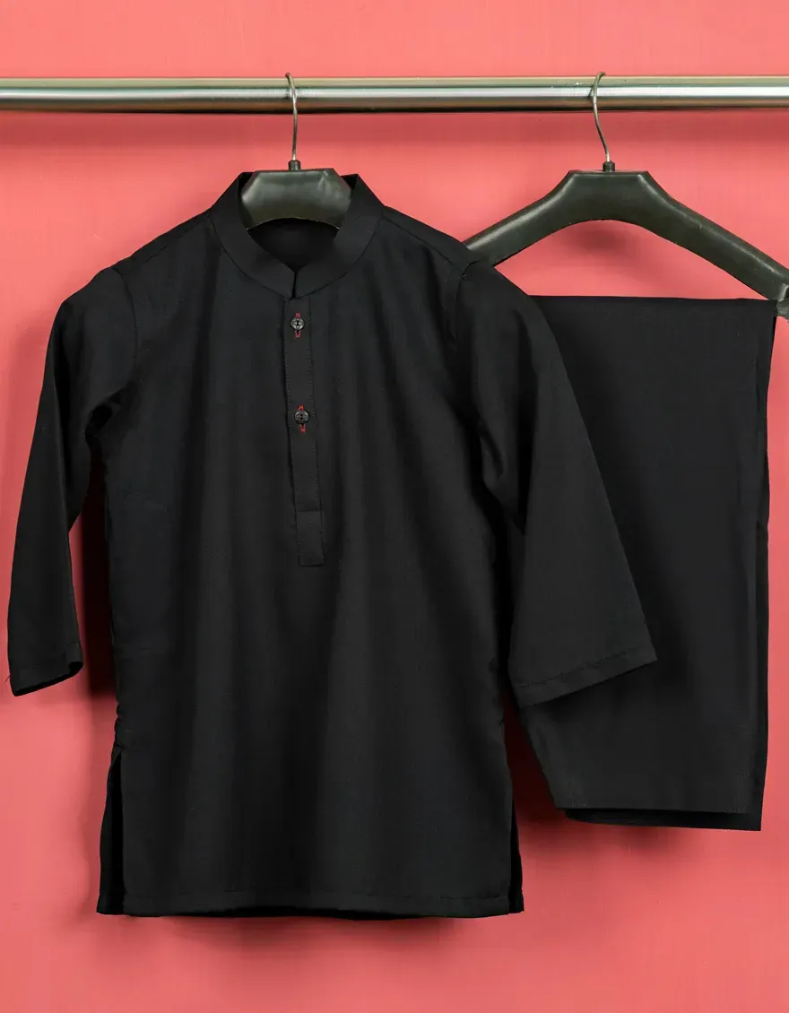 BLACK KAMEEZ SHALWAR | JJIKS-A-35836-R12-AP/S26/JJ10552-CL