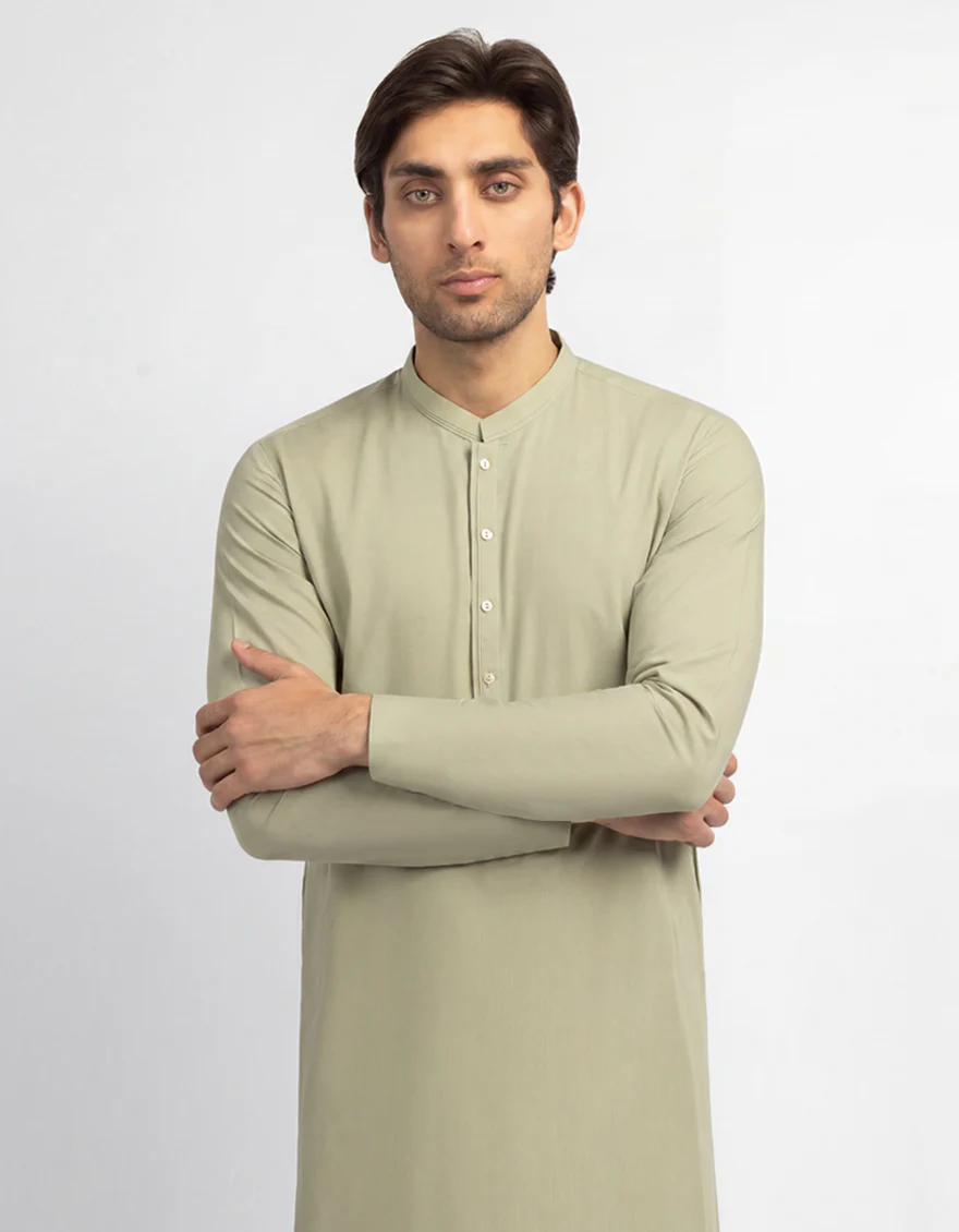 LIME GREEN KURTA | JJK-A-90584/S26/JJ10906-CL - Image 2