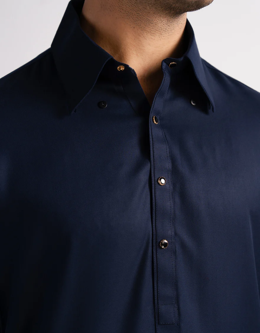 BLUE KAMEEZ SHALWAR | JJKS-A-48360/S26/JJ10869-FL - Image 3