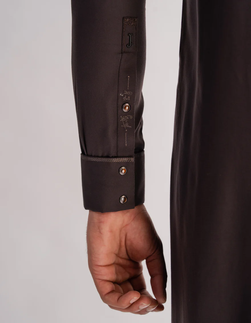 BROWN KAMEEZ SHALWAR | JJKS-A-48362/S26/JJ10869-FL - Image 4