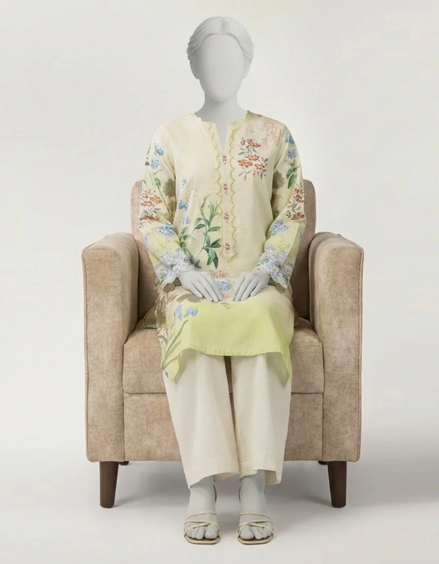 MULTICOLOR LAWN KURTI | JJLK-S-JSS-26-644 FB/BLOSSOM-01 - Image 2
