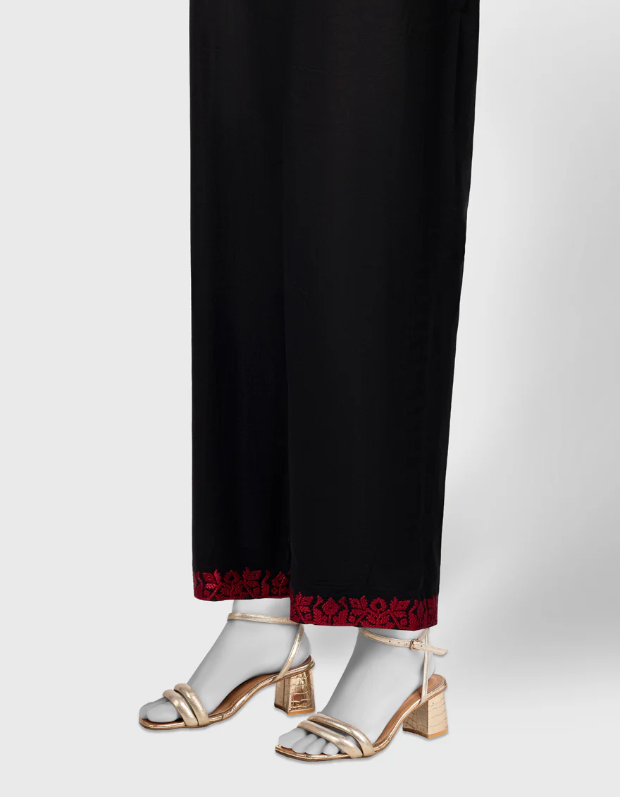 BLACK LAWN TROUSERS | JJLT-S-26-8097-A FB/IKKAT-8097-A