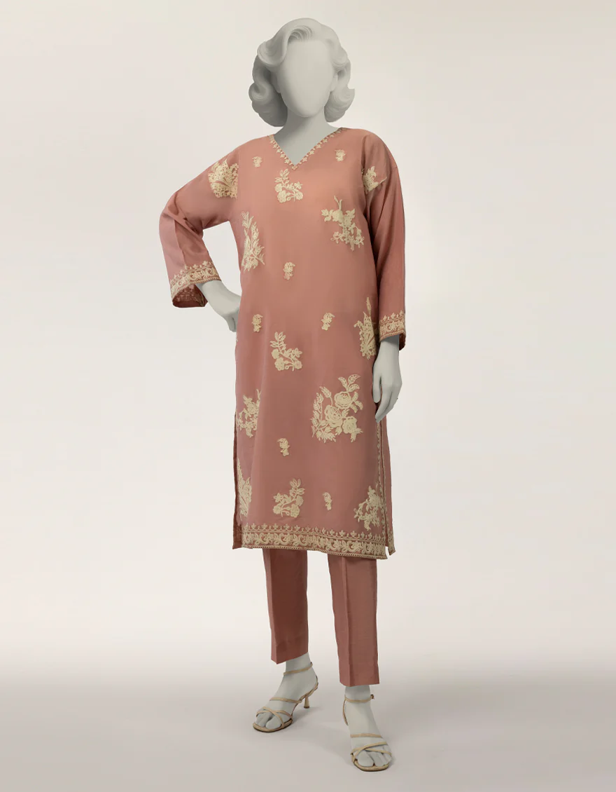 PINK COTTON NET 2PC STITCHED | JJPW-S-JPS-26-4047 FB/NAYAB-13