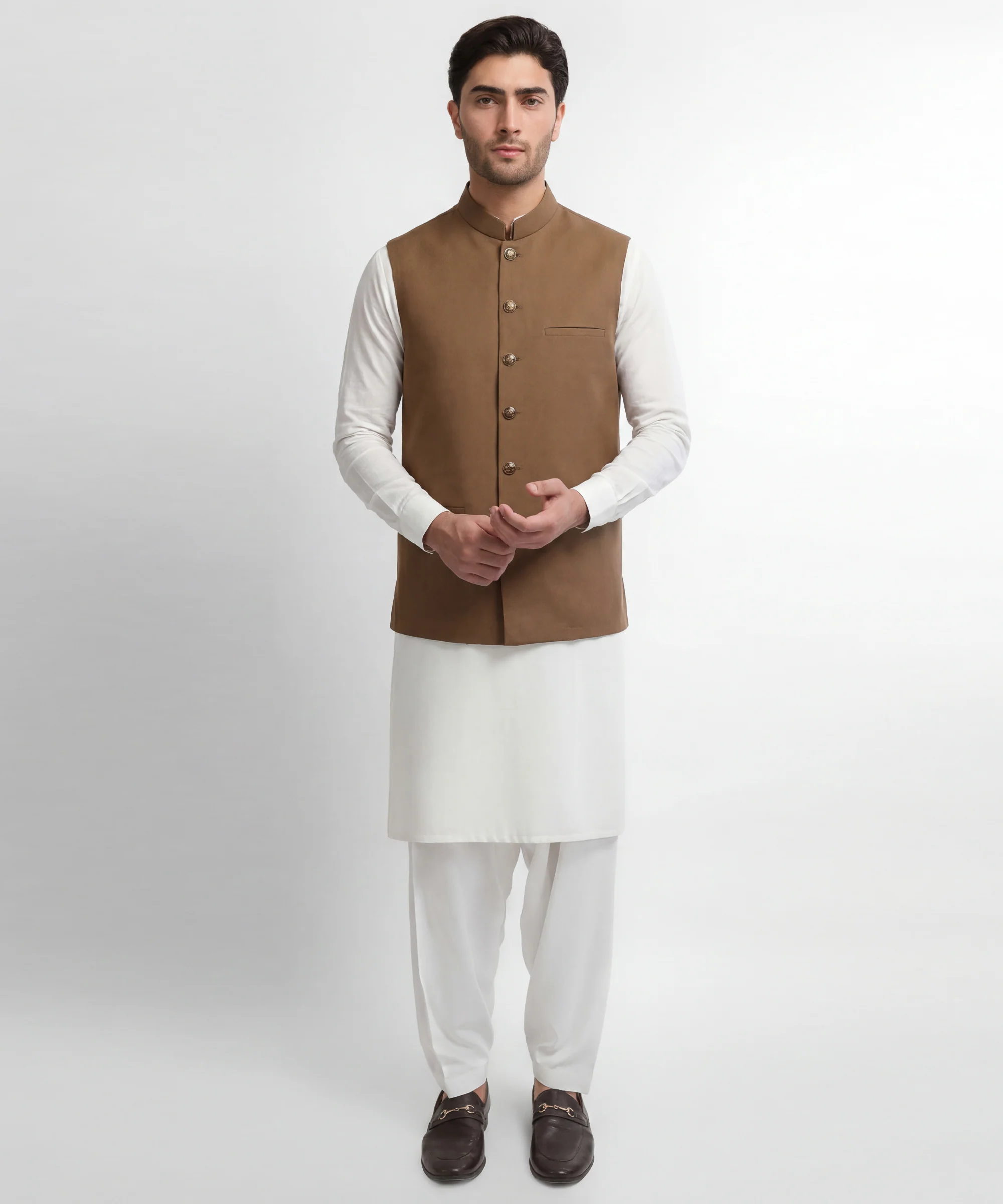BRONZE WAISTCOAT | JJVC-A-48386/S26/JJ10484-PN