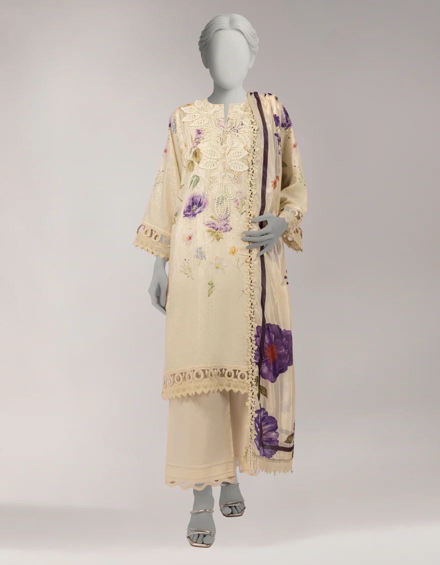 MULTICOLOR DOBBY 3PC UNSTITCHED | JLAWN-S-26-3806 CHINAR-4