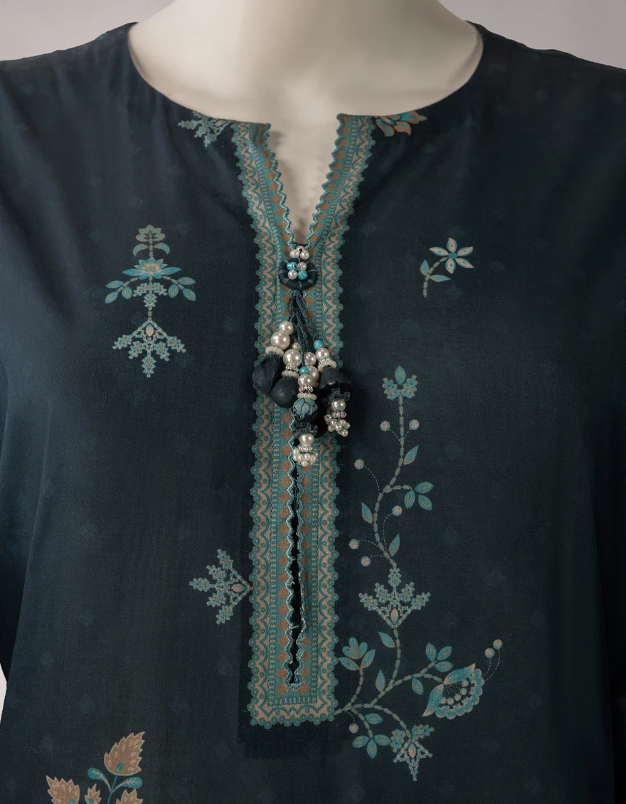 MULTICOLOR LAWN 3PC UNSTITCHED | JLAWN-S-26-3888 MUGHAL-2 - Image 5