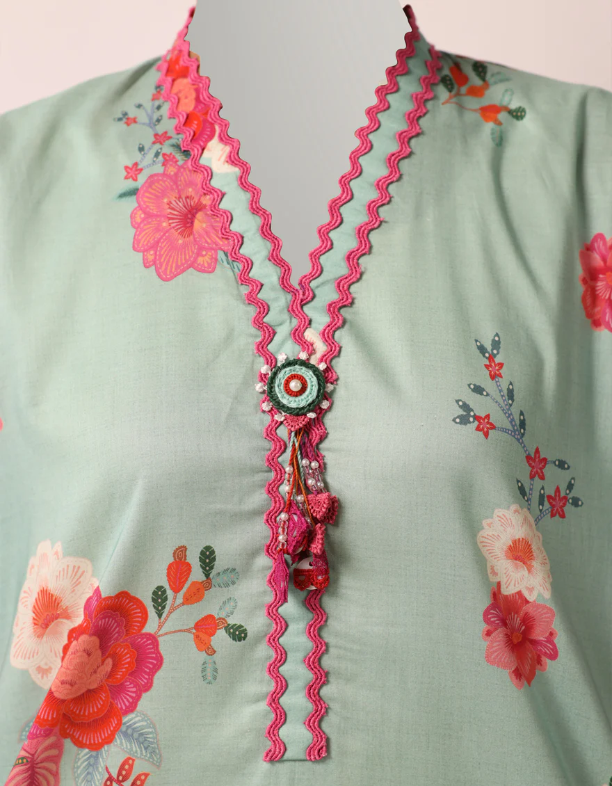 MULTICOLOR LAWN 3PC UNSTITCHED | JLAWN-S-26-3897 BOLD FLORA-3 - Image 3