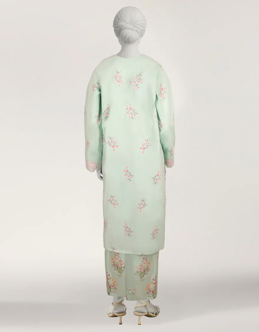 GREEN LAWN 3PC STITCHED | JLAWN-S-26-596/S BOTANICAL-02 - Image 2