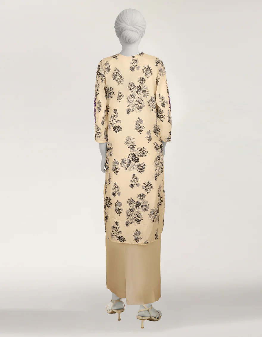 BEIGE LAWN 3PC STITCHED | JLAWN-S-26-616/S CLASSIC CHINTZ-2 - Image 2