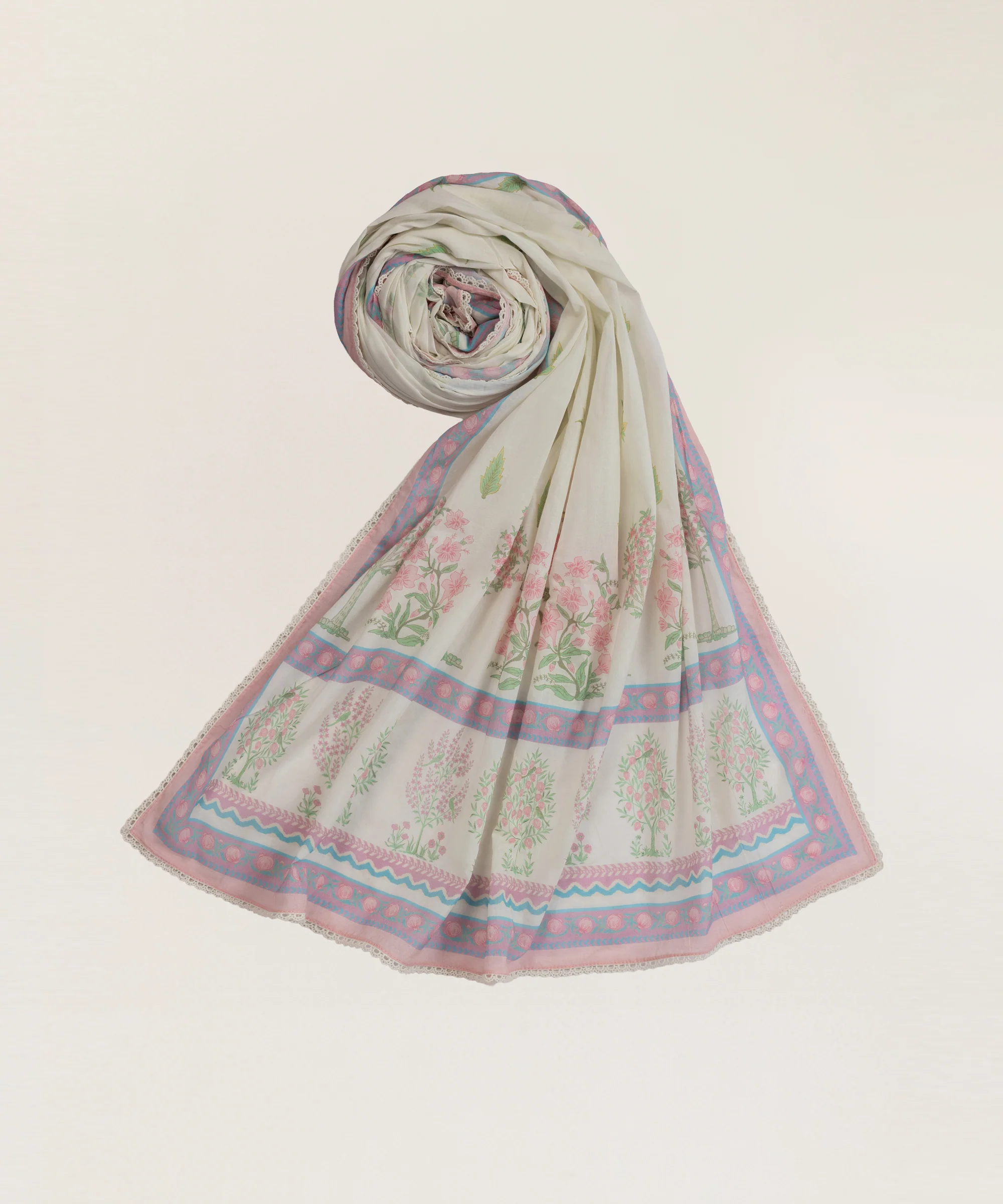 IVORY LAWN DUPATTA | JLDP-S-26-2752 FB/PRINTED-01