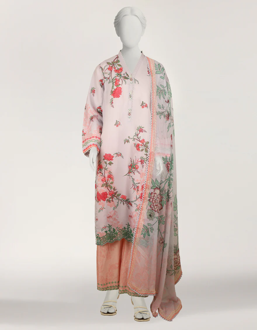 LILAC LAWN 3PC STITCHED | JLS-S-26-584/S CHINTZ CHARM-02 - Image 4
