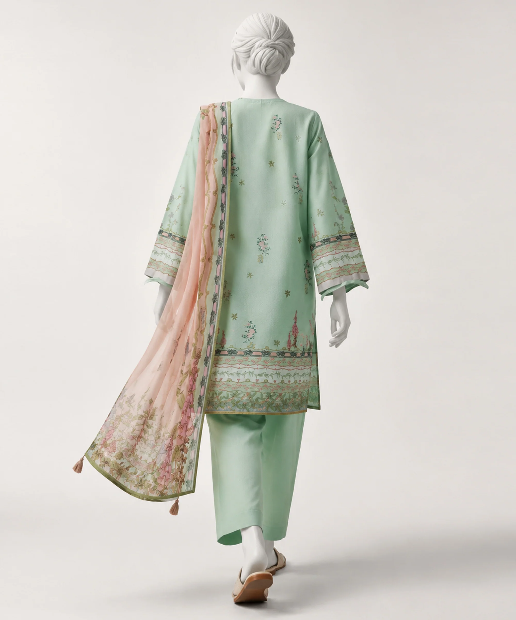 GREEN DOBBY 3PC STITCHED | JLS-S-26-675/S SPRIGLE MUSE-03 - Image 2